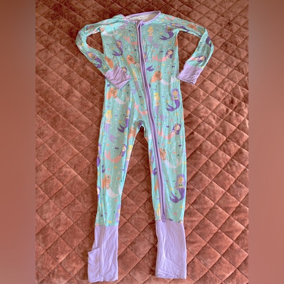 Little Sleepies Other - Little Sleepies mermaid zippy - play condition mild stain